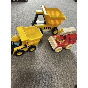 Vintage 1987 Tonka Fire Truck‎ & Dump truck 1985 Dump truck